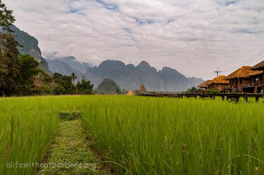 Consiana Hotel Vang Vieng Exteriér fotografie