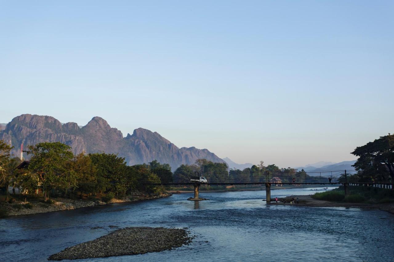 Consiana Hotel Vang Vieng Exteriér fotografie